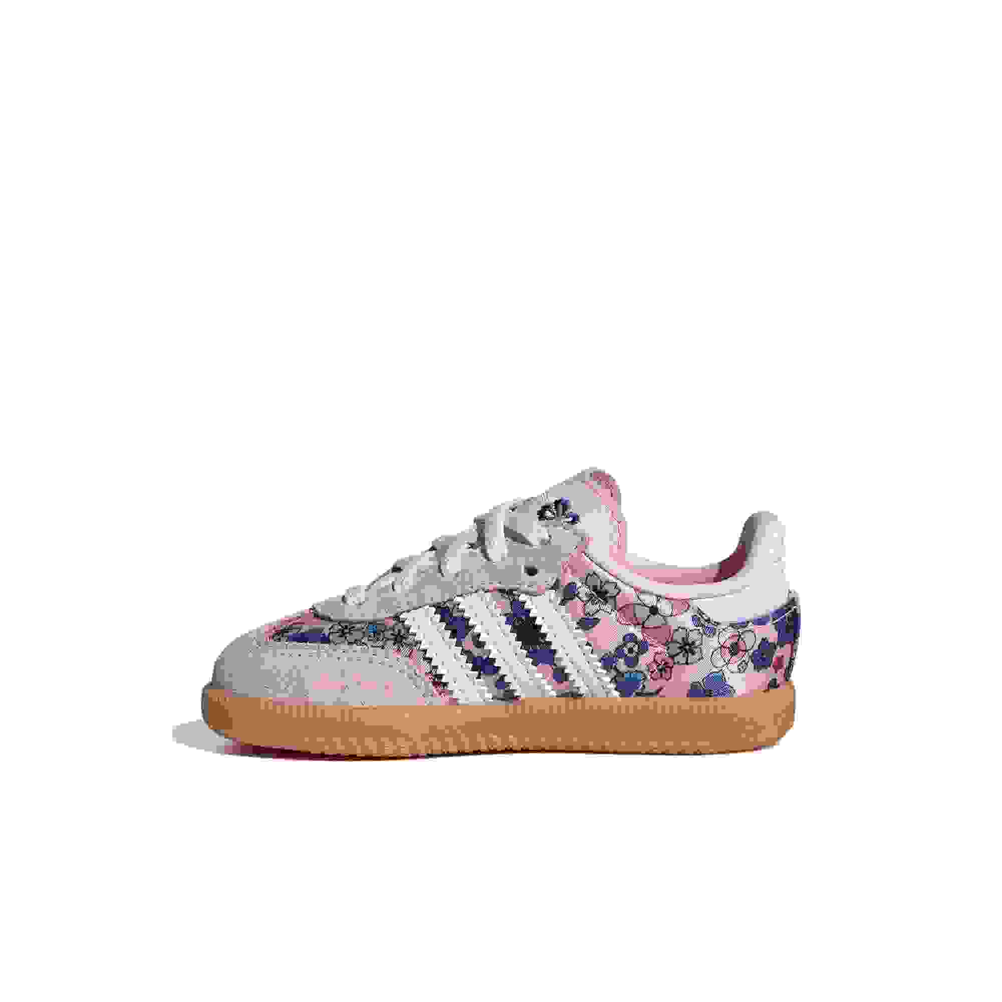 adidas Originals Samba OG Liberty London Toddler Girls' "Clear Pink" Shoe